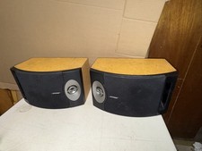 Bose 201 Series V Direct/Reflecting Bookshelf Speakers Matched Pair Missing Skin