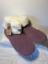 Muk Luks women Cabin Socks Infused With Shea Butter Sz L/XL 8.5-11