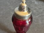 Vtg Fenton Georgian Amberina Red Ruby Salt & Pepper Shaker Set — photo 9