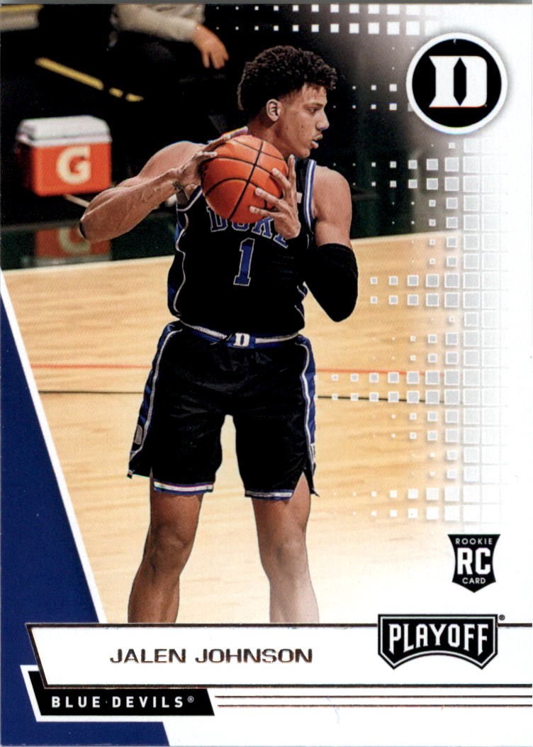 2021-22 Panini Chronicles Draft Picks #364 Jalen Johnson Playoff - BSK