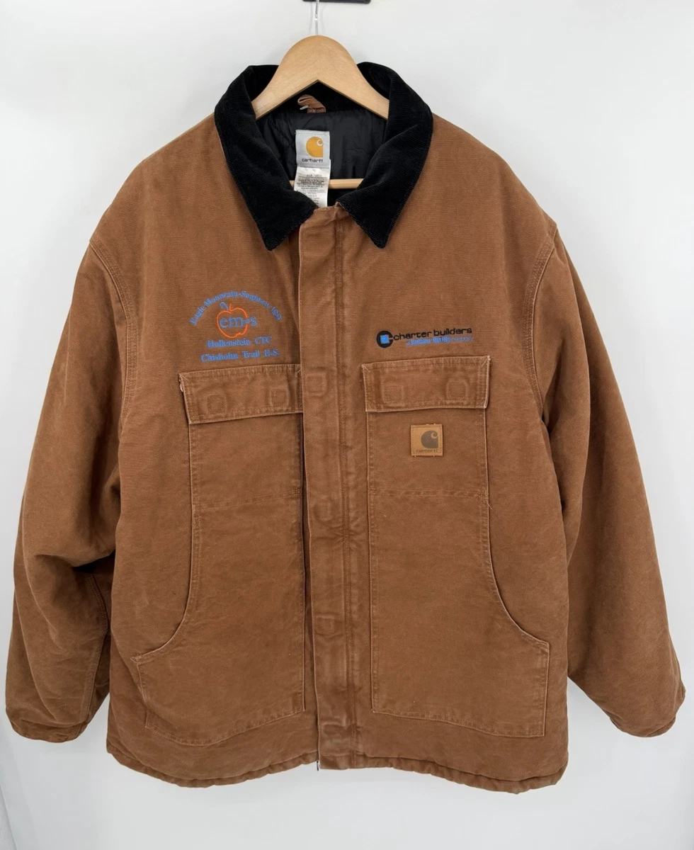 L.L.BEAN ベスト Carhartt Duck Sandstone Traditional Jacket C26 BRN Brown Men's