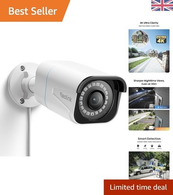 Erweiterte Indoor/Outdoor 4K CCTV-Kamera mit intelligenter Erkennung und Audioaufnahme