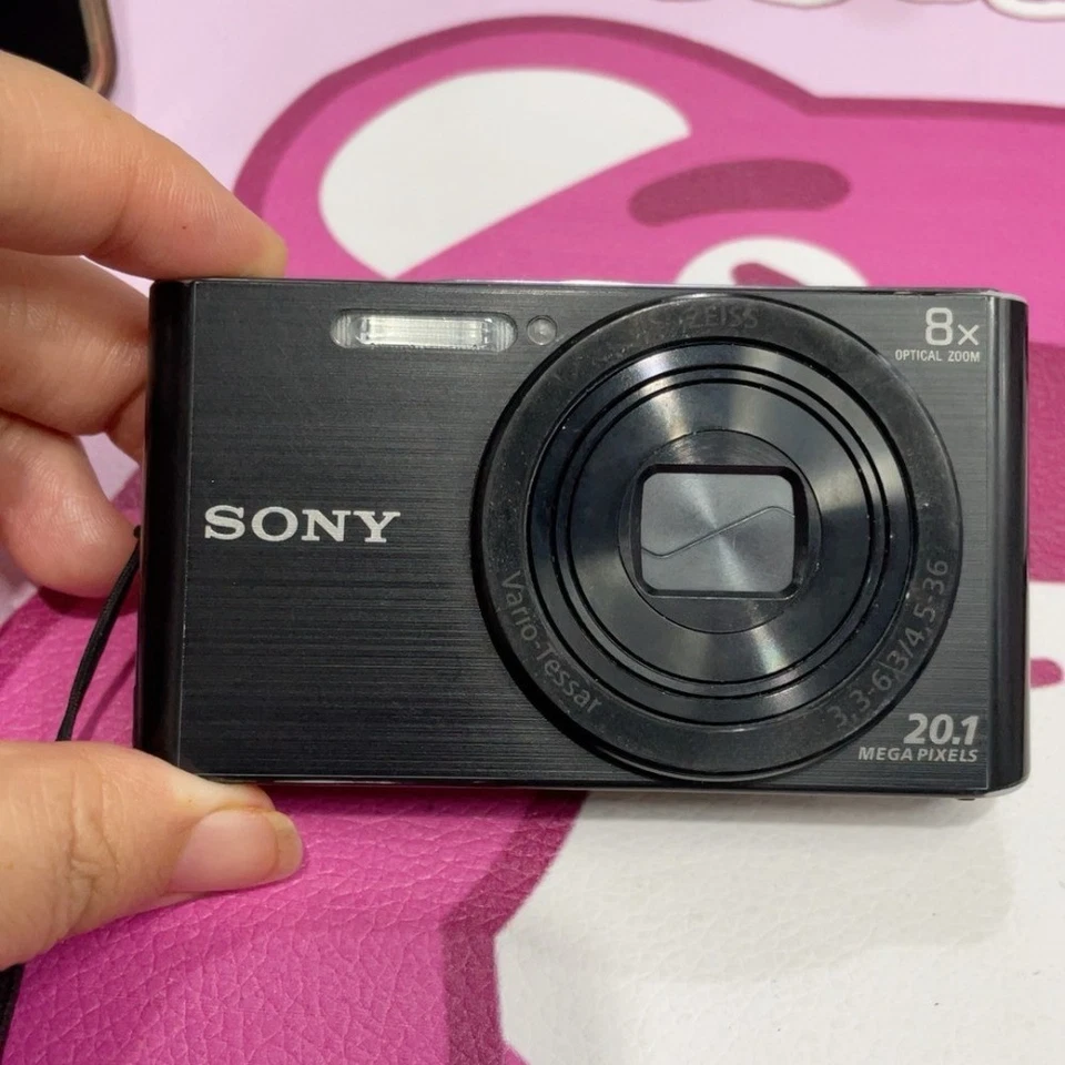 Sony Cyber-Shot DSC-W830 Digital Camera 8x Optical Zoom 20.1MP Black AE/FE Lock - Image 2 of 4