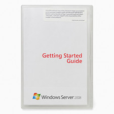 Microsoft Windows Server 2008 Getting Started Guide DVD OEM English X10-52148