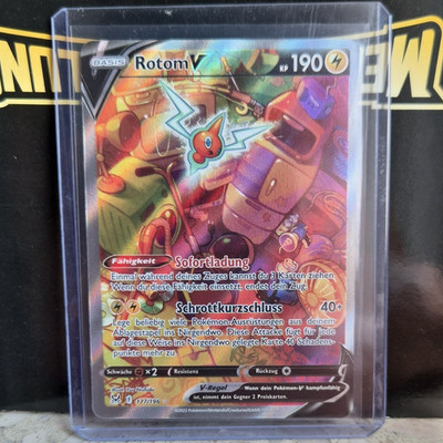 Rotom V 177/196 Deutsch Holo Ultra Rare   Finsteres Funkeln