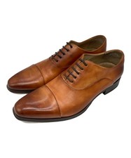 FRANCO LIONE Straight Tip Shoes/ Brown/ Size: 42