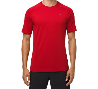NWT LULULEMON Mens Metal Vent Tech Short Sleeve Dark Red M L XL