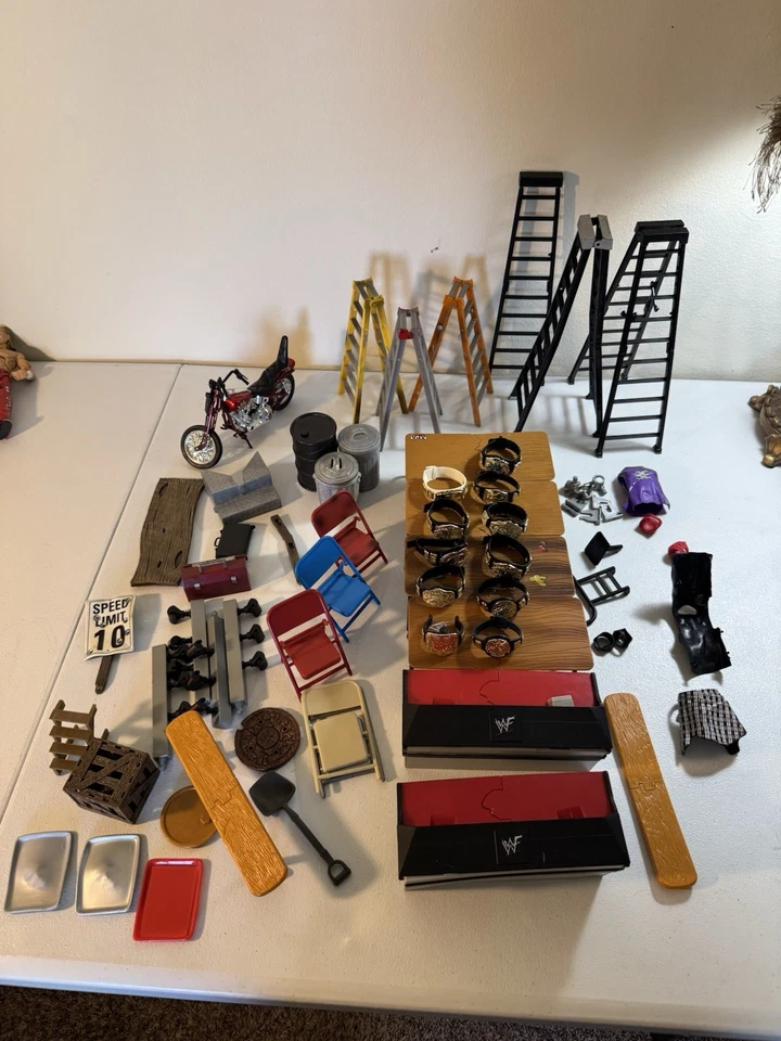 Lot Of 55 WWE Action Figures Attitude Era & Ruthless Aggression Era +Accessories - Image 4 of 4