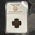 🔥 1901 Indian Head Cent TGC Certified Authentic