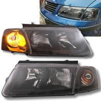 H7 Scheinwerfer Set H4 Nebeleuchten FüR Vw Passat B5 3B 11.1996-08.2000 Schwarz