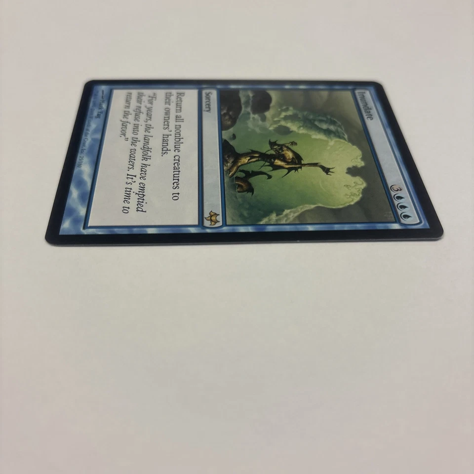 Inundate NM Eventide MTG 25 / 180 Blue Sorcery English Regular Return Creatures - Image 3 of 4