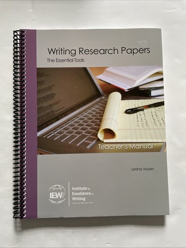 IEW Writing Research Papers Teacher's Manual Homeschool - 第 1/7 張圖片