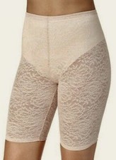 MAIDENFORM Shaping Lace Control Waistline Thigh Slimmer Shorts Womens S M L XL