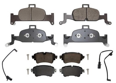 Ft & Rr EPS OE Style Disc Brake Pads Fits Audi A4 Quattro 2017 2018 2024 338MM