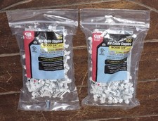 Lot of 2 GB 100pc NM Cable Staples -Wood 3/4"- Item #PS-175ZN