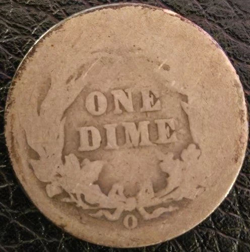 1893-O BARBER DIME.            j