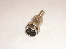 AMPHENOL 91-MC3M 3 PIN MICROPHONE PLUG CONNECTOR SHURE 55 COLLINS 32RA NO CLIP