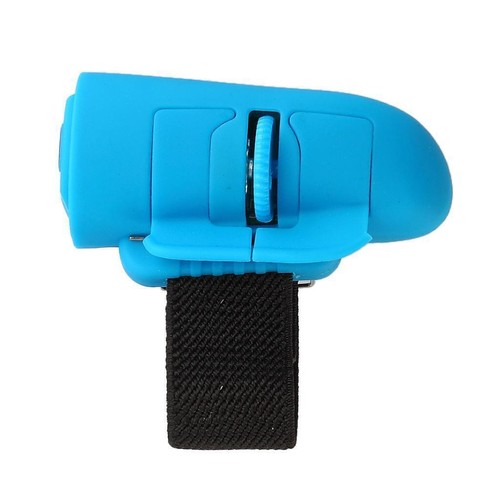 NEW Mini Finger Mouse Wireless Optical Mice for Laptop PC Blue - Picture 2 of 3
