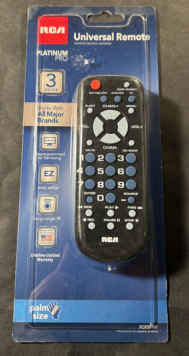 Controle Remoto Universal Rca Rca Universal Tv Remote New Replace