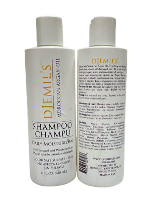 Moroccan Argan Oil Shampoo Daily Moisturizing(8fl/236ml)Lot Of 2,As Seen In Pics
