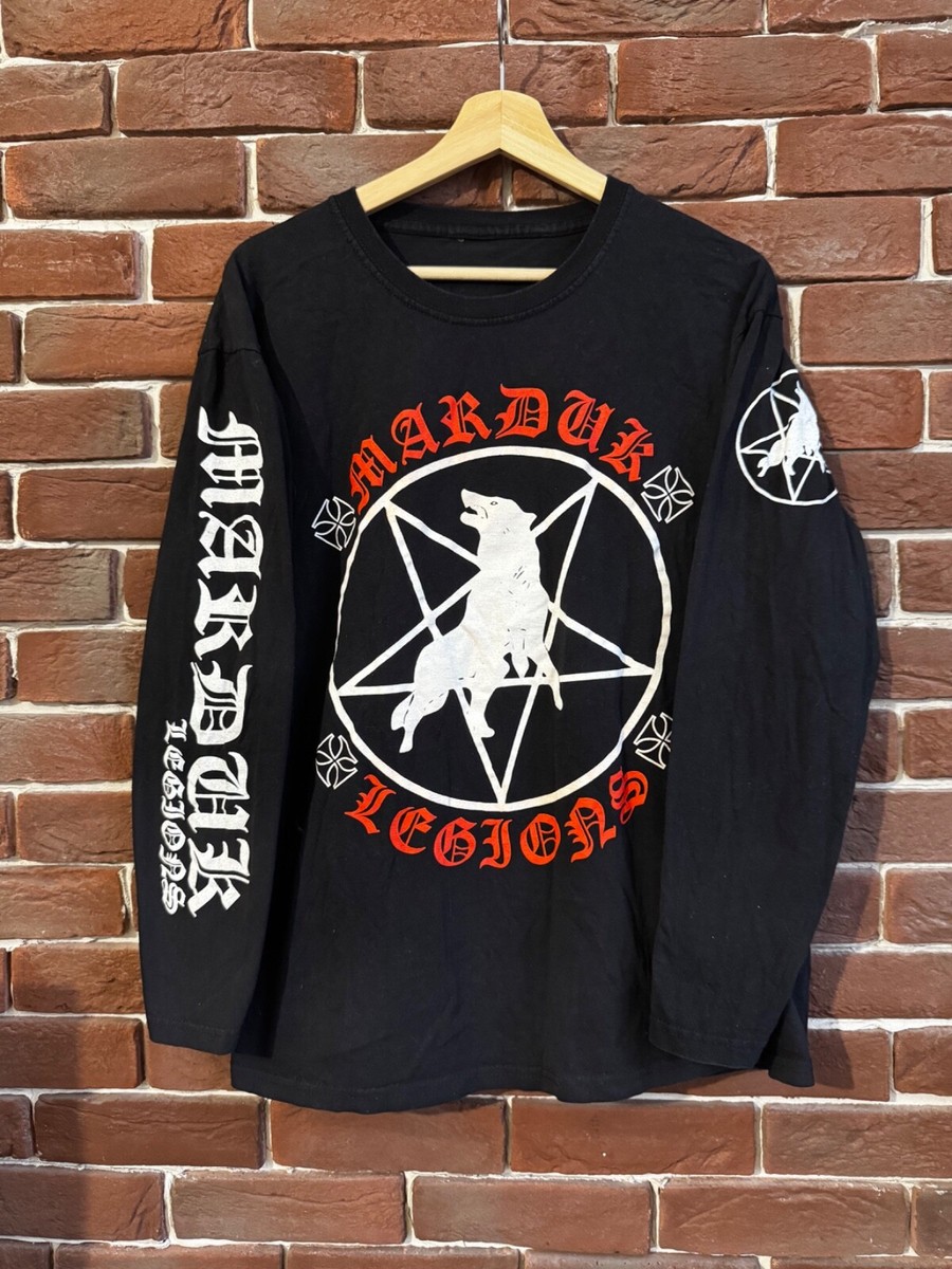 Rare Marduk Legions Wolf Black Metal Band Tee L | eBay