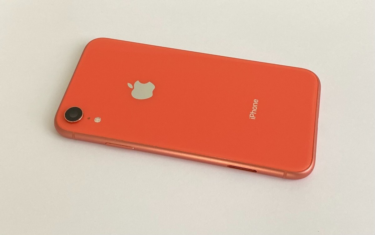 Apple - 美品 iPhone XR 128GB SIMフリー Coralおまけ新品ケース付 iPhone XR SIMフリー iPhoneXR 128GB コーラル [Coral] 新品未