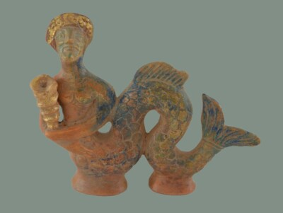#ad #ad Triton son of Poseidon artifact High quality Sculpture figurine $59.00