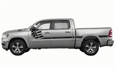 Stars And Stripes Graphic Decal For Dodge Ram 1500 Trunk Side Door Sticker Vinyl