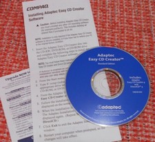 Adaptec Easy CD Creator Compaq Computers, 2000 Win 95 CD FREE Gift