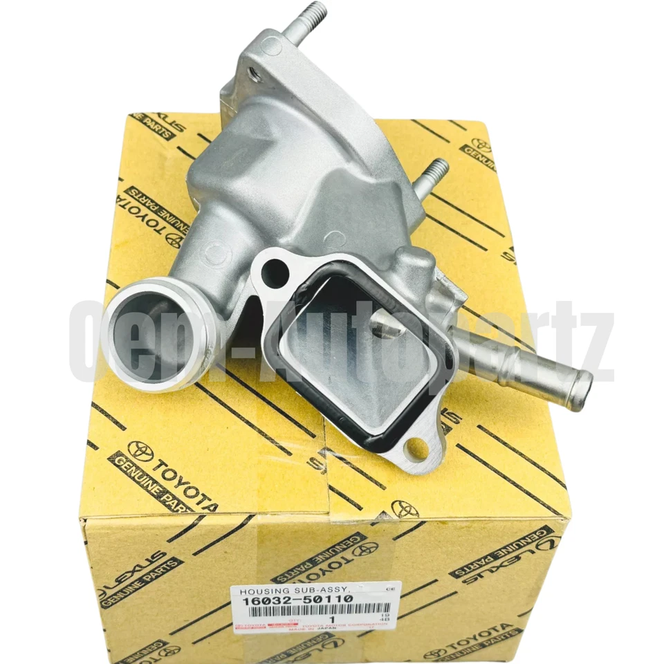 1603250110 Toyota 4Runner Land Cruiser Lexus GS GX LS LX HOUSING, WATER INLET - Image 3 of 4