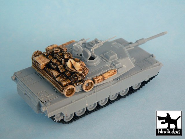 Black Dog 1/72 M1A1 Abrams Tank Accessories Set in Iraq War