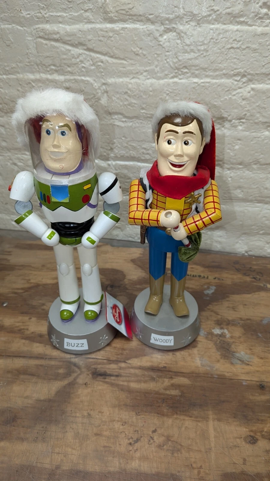 Disney Nutcracker Bundle Lot Toy Story Woody & Buzz Light-year 14" READ!