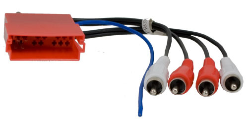 MINI ISO Buchse Vorverstärker Adapter Cinch BOSE AUDI