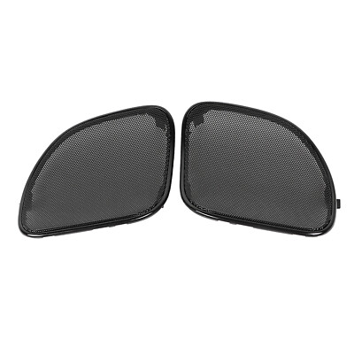 HDBUBALUS Black Front Fairing Speaker Grille Covers For Harley Road Glide (2015-2023) – Left & Right Set