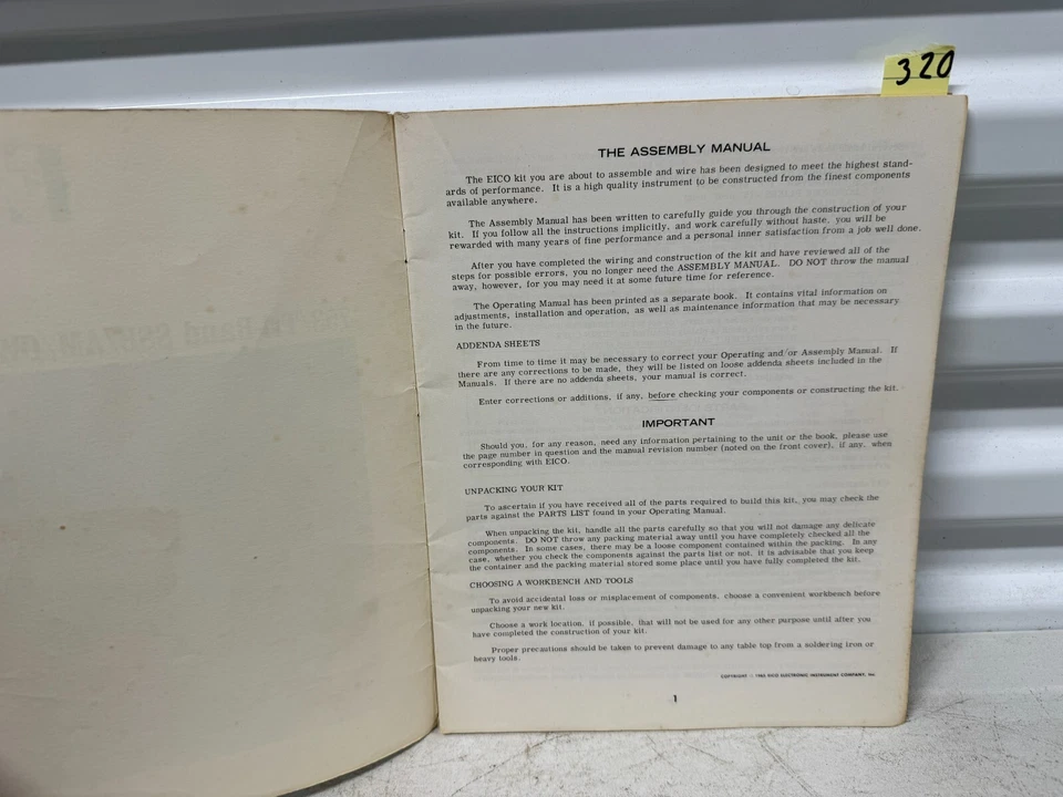 EICO Model 753 Tri-Band Transceiver Assembly Manual - Image 4 of 4