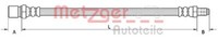 Metzger 4110805 Bremsschlauch FüR Abarth Fiat Ford Lancia