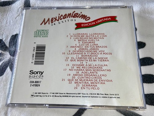 Lot Of Javier Solis Like New CDs Tesoros De Coleccion Personalidad Mexicanisimo - Picture 5 of 7