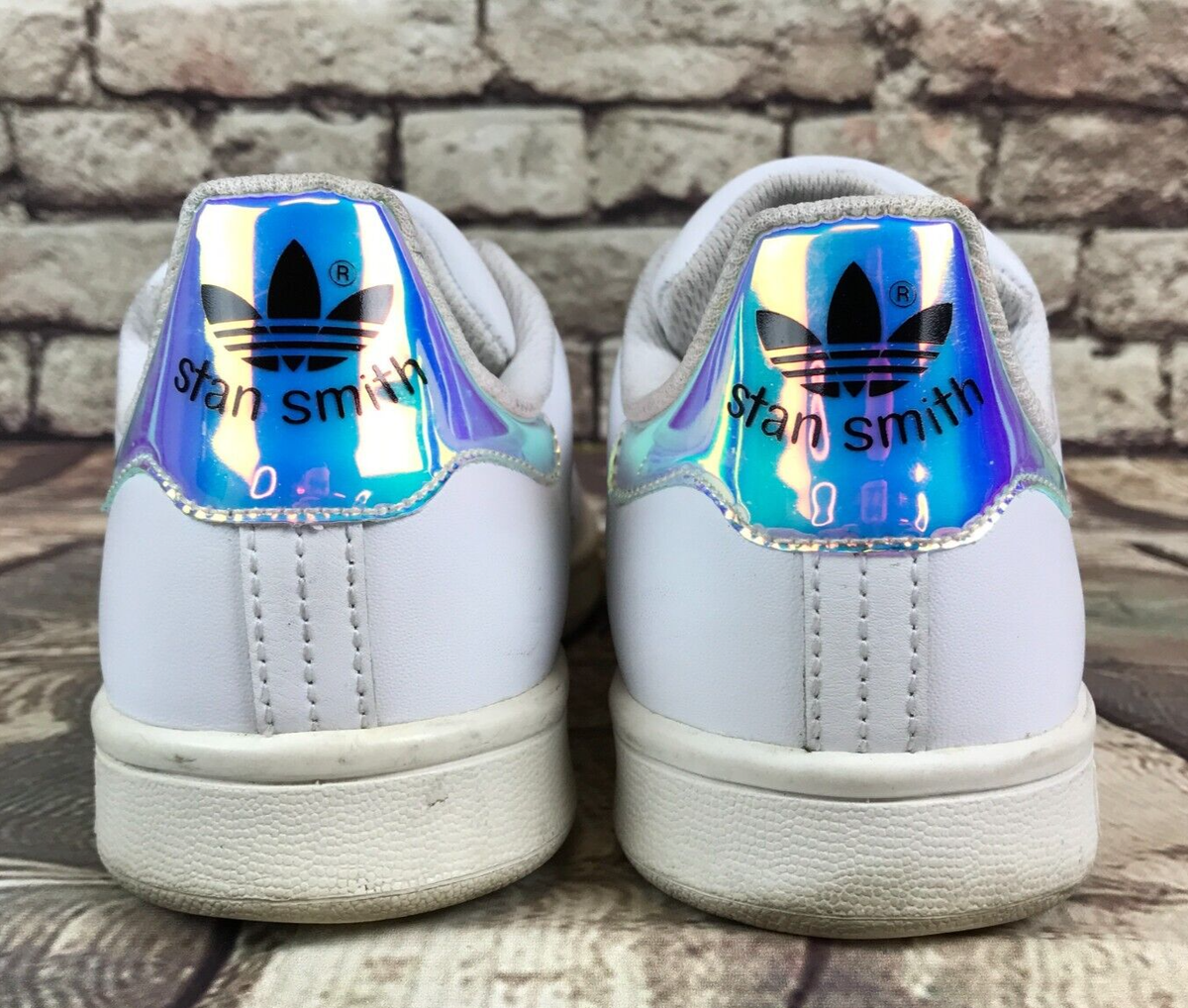 Adidas‎ AQ6272 Stan Smith Tennis Sneakers Shoes Casual Size 5 Adidas Shoes Youth 6 Stan Smith Sneakers White Lace Up  main image 3