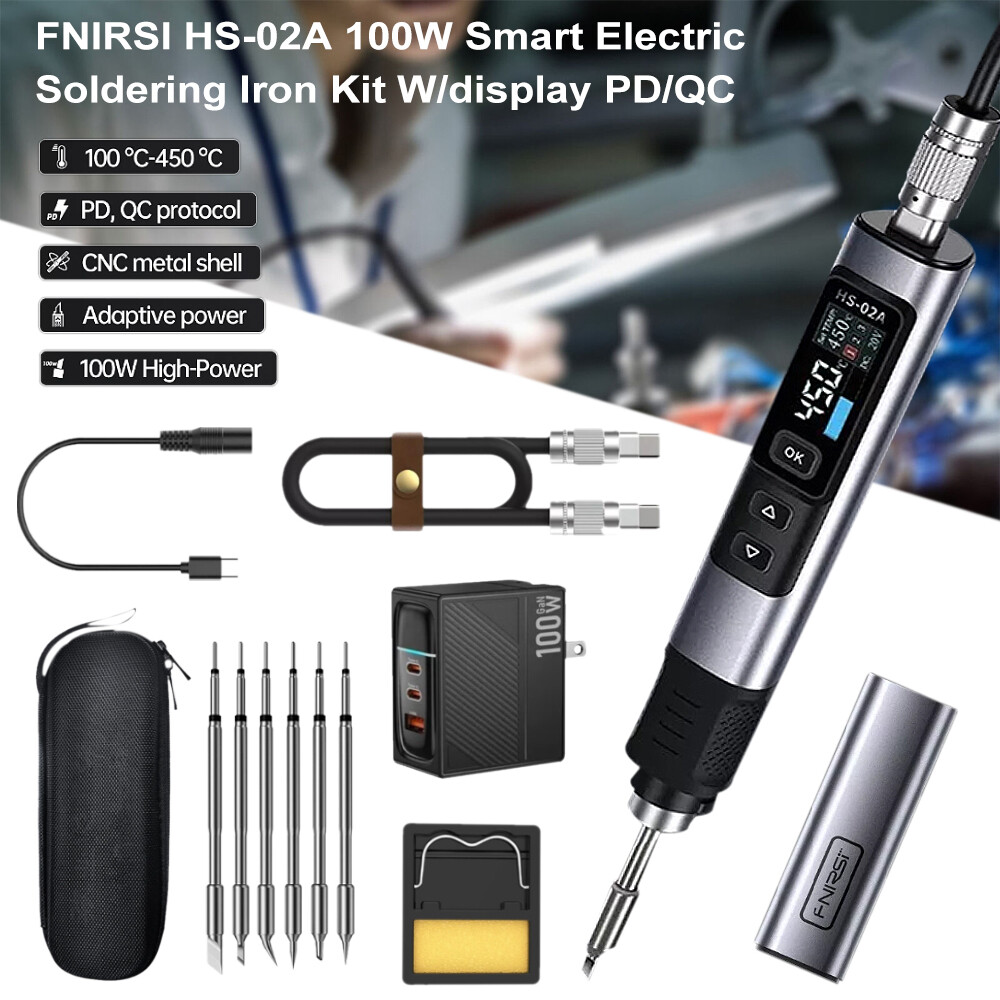 8 Pièces-ensemble 80W Fer à Souder Numérique LCD électrique Soudure Soudure Reprise Station