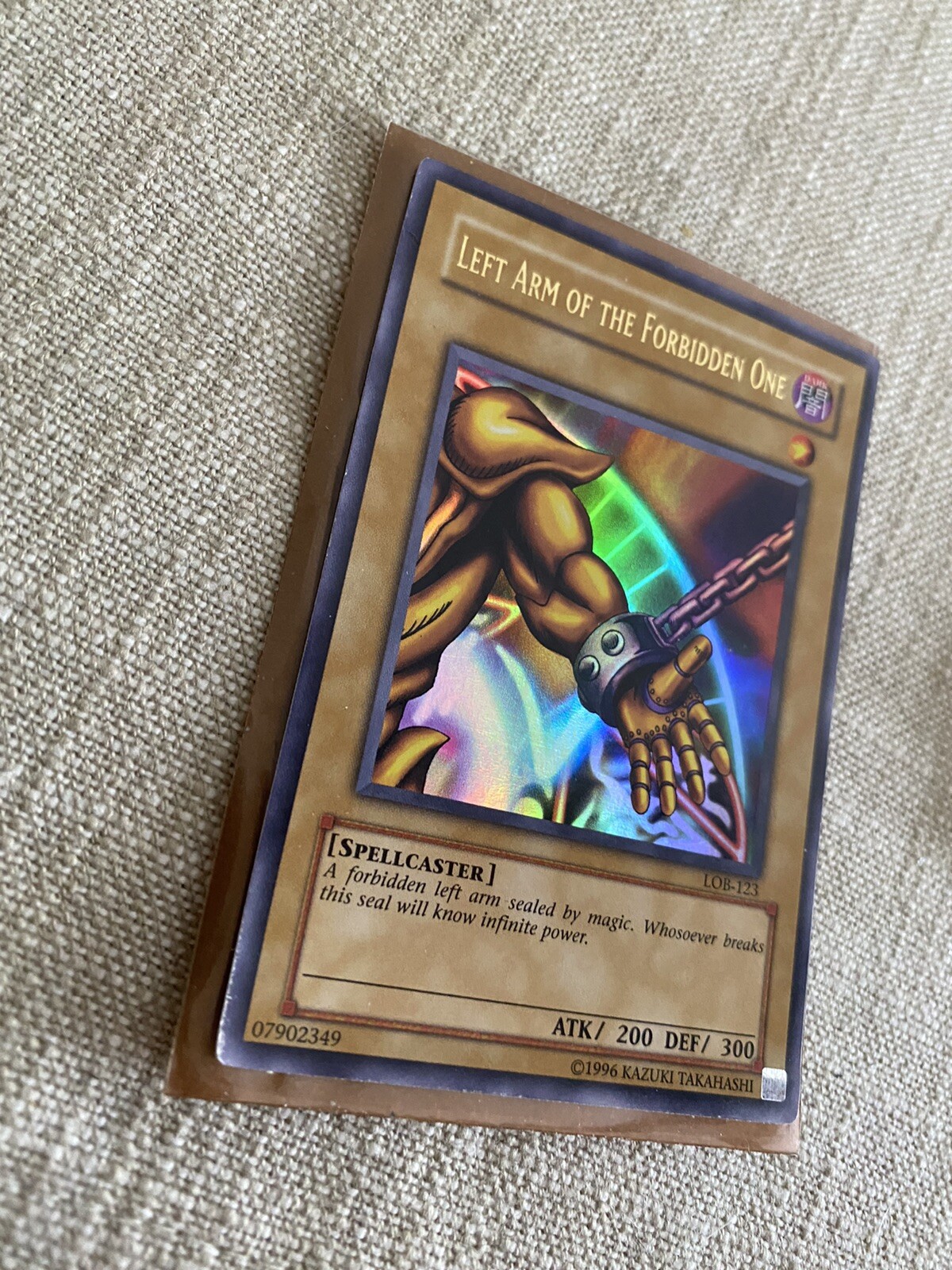 Yugioh Arm of Exodia LOB good condition Rare eBay