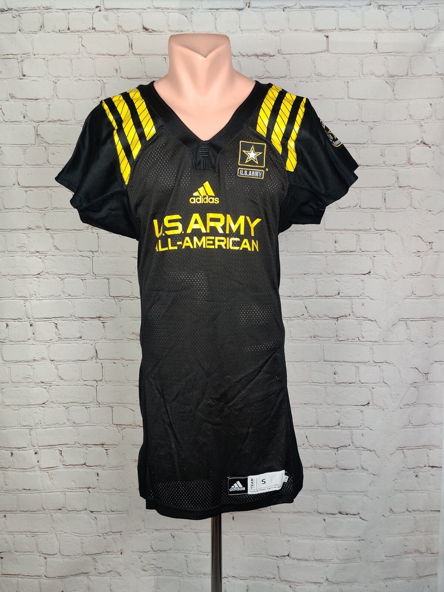Jersey Shirt Adidas Football USA Army All-American 2015 Bowl Team Mens  Black