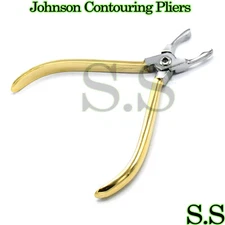 Dental Johnson Contouring Plier Gold Plated Orthodontic Instruments DP-24