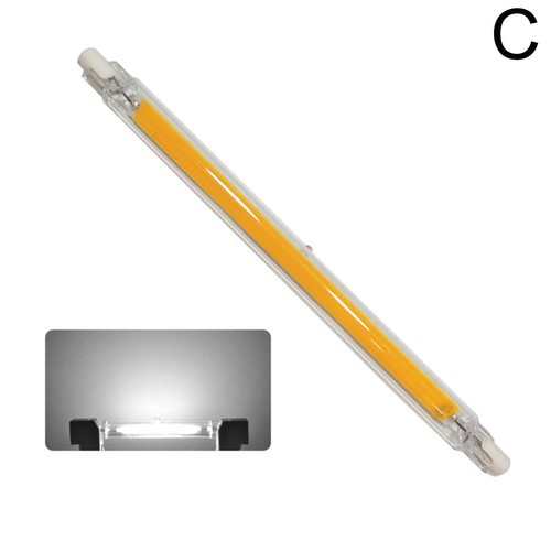 R7S COB Bombilla LED 189mm Regulable Tubo Halógeno Vidrio Reemplazo Lámpara☆ - Imagen 13 de 13