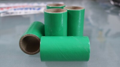 50 GREEN Fireworks Salute Tube Shells 1''x 2-1/2'' x 1/8'' Thick  37mm W End Caps