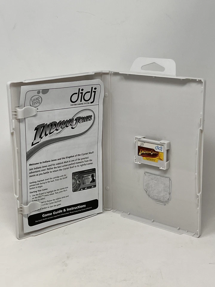 LEAPFROG Learning Game Indiana Jones 2nd-4th Math Facts Didj Custom 2008 - Image 3 of 4