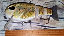 #J COPY of Throwback Bait Wake Walker - Wake Swimbait, Walk or Crank 3 segments!