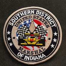 Us Marshals Service Sdofin Indy Car Fc Very Rare Geniune Kokpelli Patch 