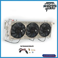 Radiator + Shroud Fan Relay Kit Fit 1991-2001 Jeep Cherokee XJ Comanche 2.5-4.0L