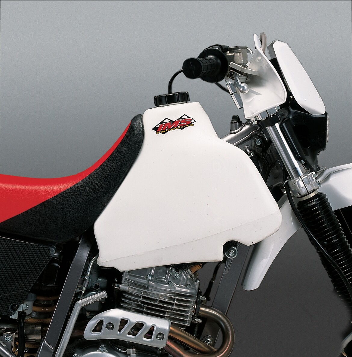 IMS Oversized Gas Tank 112223-W1 4.0Gal. White Honda XR 250R 400R