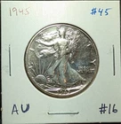 Gorgeous 1945 Liberty Walking Half Dollar